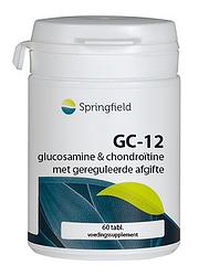 Foto van Springfield gc 12 glucosamine 500mg chondroitine 400mg