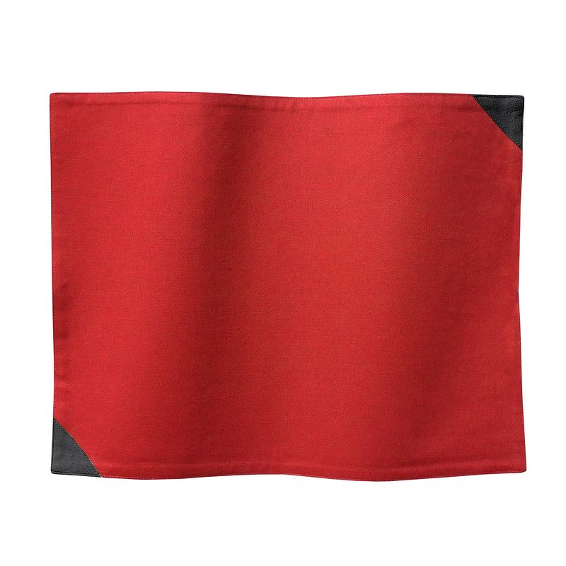 Foto van Ddddd placemat triangle 35 x 45 cm red per 6 stuks