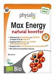 Foto van Physalis max energy natural booster tabletten