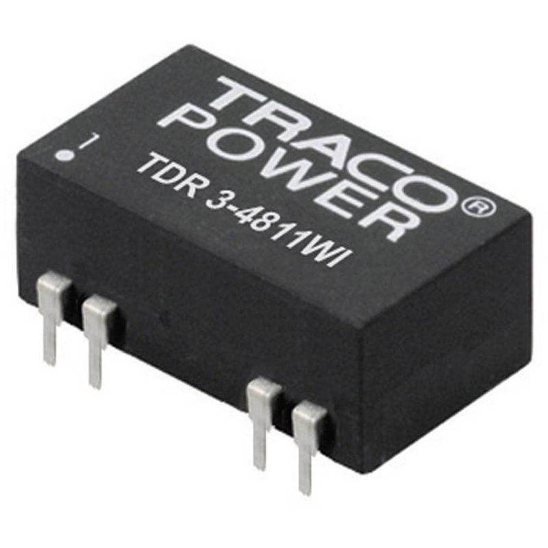 Foto van Tracopower tdr 3-1222wi dc/dc-converter, print 12 v/dc 12 v/dc, -12 v/dc 125 ma 3 w aantal uitgangen: 2 x