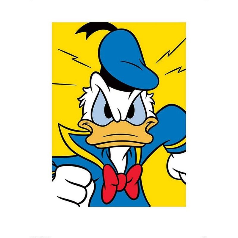 Foto van Pyramid donald duck mad kunstdruk 60x80cm