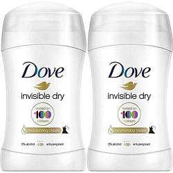 Foto van Invisible dry deodorant stick - anti transpirant - 2x 40 ml