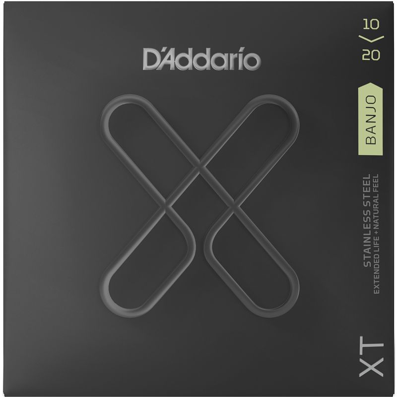 Foto van D'saddario xtj1020 stainless steel custom medium light 10-20