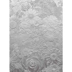 Foto van Wizard+genius silver flowers vlies fotobehang 192x260cm 4-banen