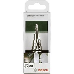 Foto van Bosch accessories 2609255115 hss getrapte boor 4 - 20 mm gezamenlijke lengte 75 mm 3 vlakken schacht 1 stuk(s)