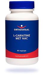 Foto van Orthovitaal l-carnitine met nac capsules