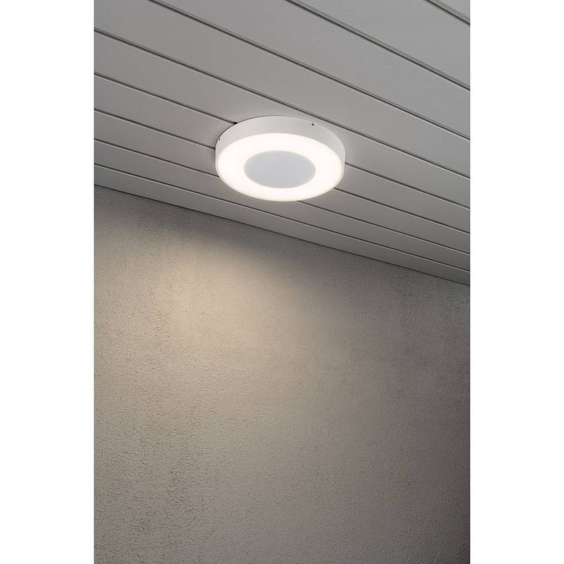 Foto van Konstsmide carrara 7985-250 led-buitenlamp (wand) energielabel: g (a - g) led led vast ingebouwd 25 w wit