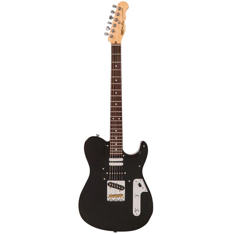 Foto van Fret-king country squire music row gloss black elektrische gitaar