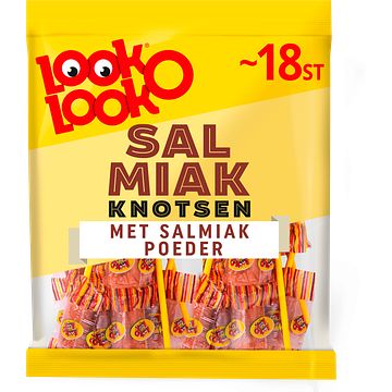 Foto van Lookolook salmiakknotsen 18 stuks 195g bij jumbo