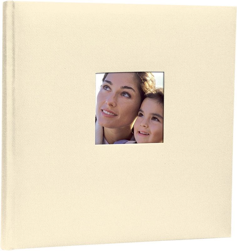 Foto van Zep foto album ow313130 cotton con velina white met 30 sheets 31x31 cm