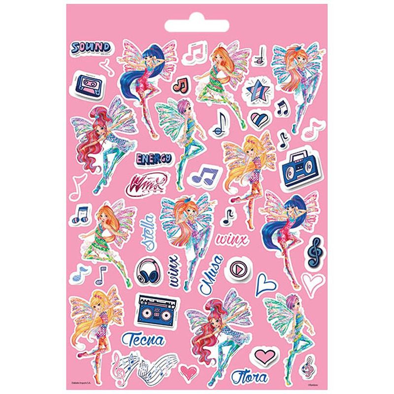 Foto van Marvel stickers winx club meisjes 21,5 x 14,5 cm papier