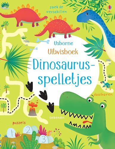 Foto van Dinosaurusspelletjes - paperback (9781803701394)