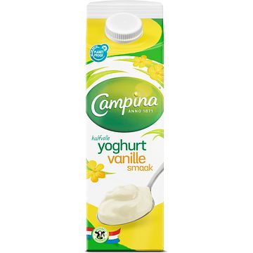 Foto van Campina halfvolle vanille yoghurt 1l bij jumbo
