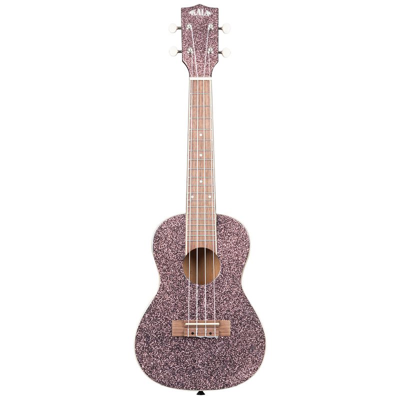 Foto van Kala ka-sprk-pink sparkle series pink champagne concert ukelele met gigbag