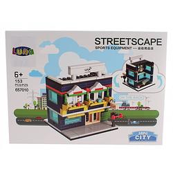Foto van Luna mini city streetscape sports equipment bouwset 153-delig (657010)