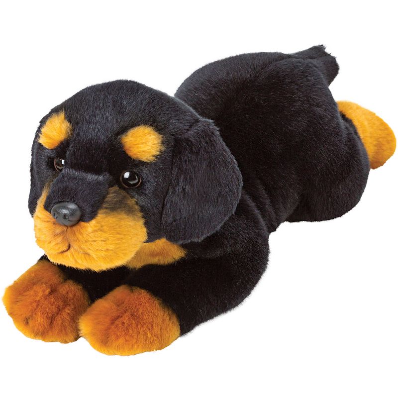 Foto van Pluche knuffel dieren rottweiler hond 34 cm - knuffel huisdieren