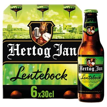 Foto van 2e halve prijs | hertog jan lentebock fles 6 x 300ml aanbieding bij jumbo