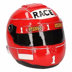 Foto van Spaarpot rode race helm - spaarpotten
