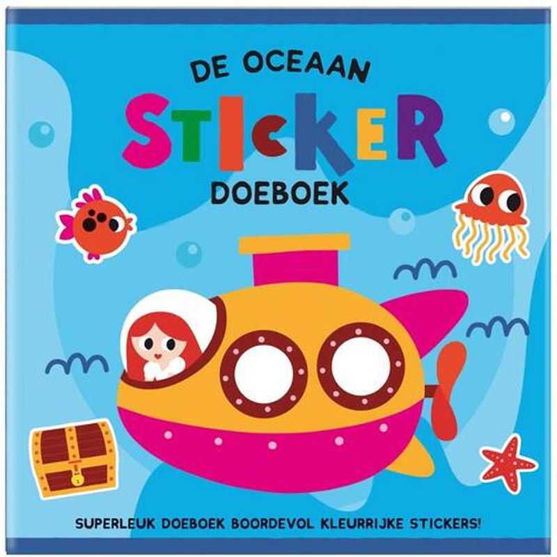 Foto van De oceaan sticker doeboek - (set van 4)