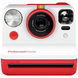 Foto van Polaroid now i-type polaroidcamera rood, wit met ingebouwde flitser