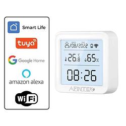 Foto van Afintek smart life wifi thermometer / hygrometer inclusief datum & tijd - usb-versie -