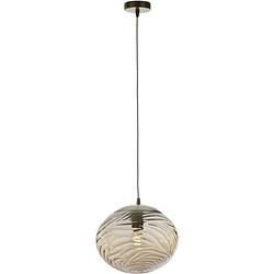 Foto van Eco-light nereide i-nereide-e-s1 ch hanglamp e27 40 w champagne, chroom