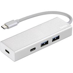 Foto van Hama hama 4 poorten usb 3.2 gen 1-hub zilver