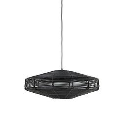 Foto van Light & living - hanglamp - 60x60x21 - zwart