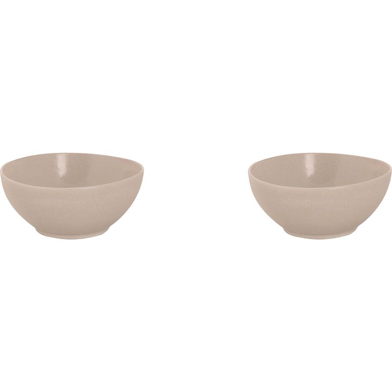 Foto van Mammoet schaal spirit 15 cm 51 cl wit stoneware 2 stuk(s)