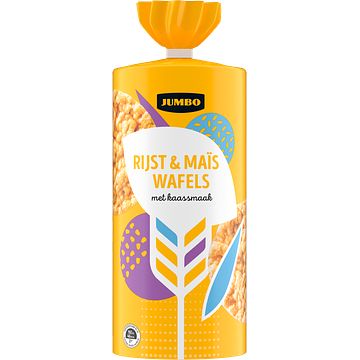 Foto van Jumbo kaas rijstwafel snack 155g