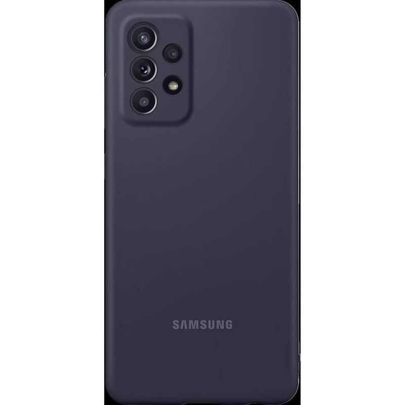 Foto van Samsung galaxy a52 / a52s silicone cover telefoonhoesje zwart