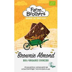 Foto van Farm brothers bio vegan brownie amandel koekjes 135g bij jumbo