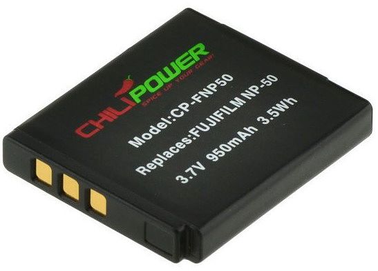 Foto van Chilipower np-50 accu voor fujifilm - 950mah