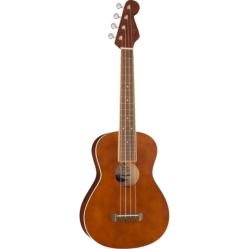 Foto van Fender california coast avalon wn natural tenor ukelele