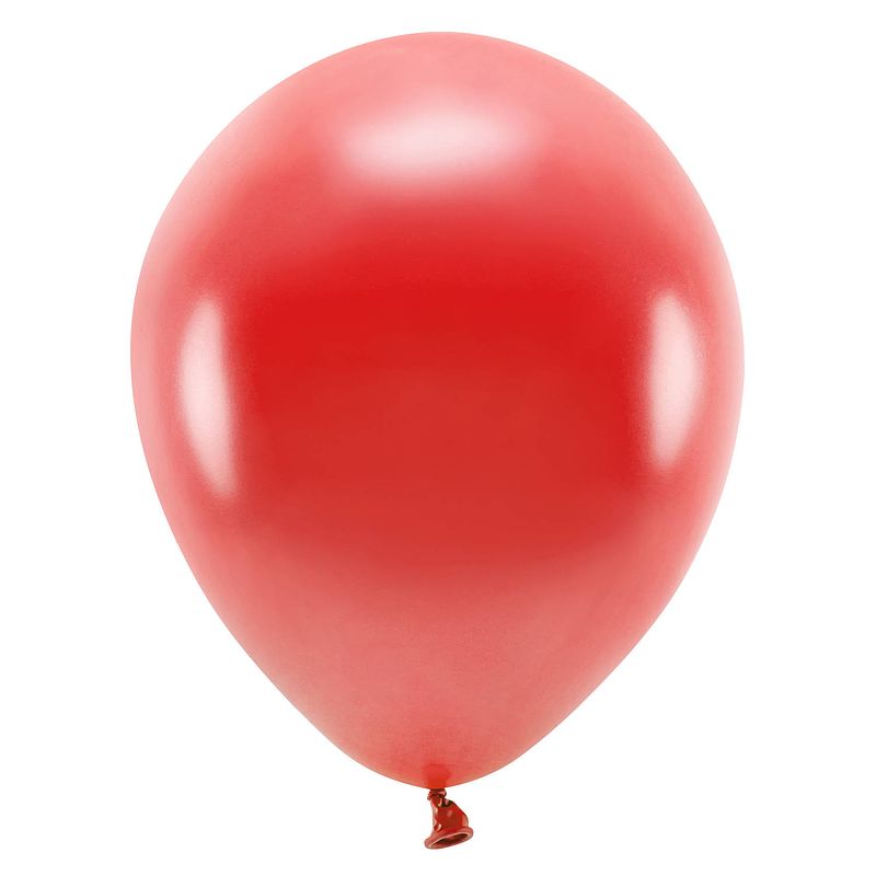 Foto van 300x rode ballonnen 26 cm eco/biologisch afbreekbaar - ballonnen