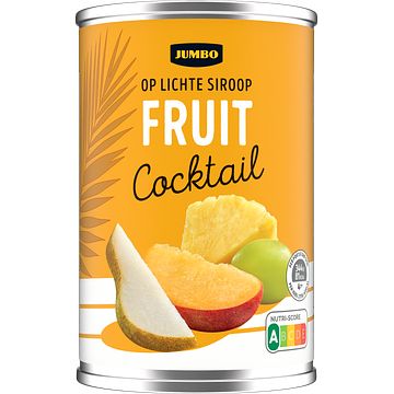 Foto van Jumbo fruitcocktail op lichte siroop 410g