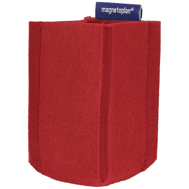 Foto van Magnetoplan magnetotray small 1227606 penhouder magnetisch (b x h x d) 60 x 100 x 60 mm rood