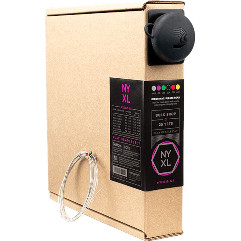 Foto van D'saddario nyxl0942-b25 09-42 super light nickel wound snaren voor elektrische gitaar (25 sets)