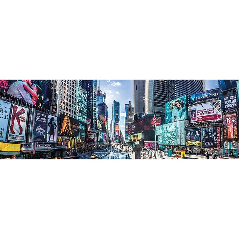 Foto van Pyramid new york times square panoramic poster 91,5x30,5cm