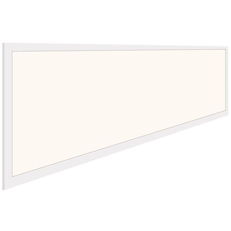 Foto van Led paneel - aigi - 30x120 natuurlijk wit 4000k - 32w high lumen - inbouw rechthoek - inclusief stekker - mat wit -