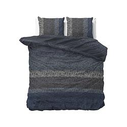 Foto van Dreamhouse dekbedovertrek dh fl gradient knits blue dekbedovertrek lits-jumeaux 240x220 + 2 - 60x70 cm