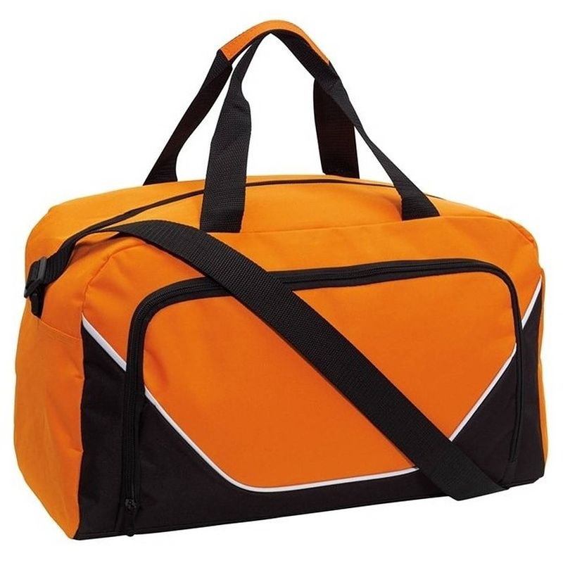 Foto van Sporttas 29 liter oranje/zwart - sporttassen
