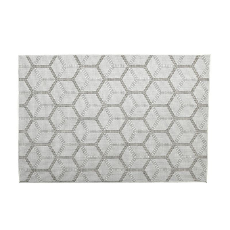 Foto van Garden impressions buitenkleed gretha hexagon taupe 200x290 cm