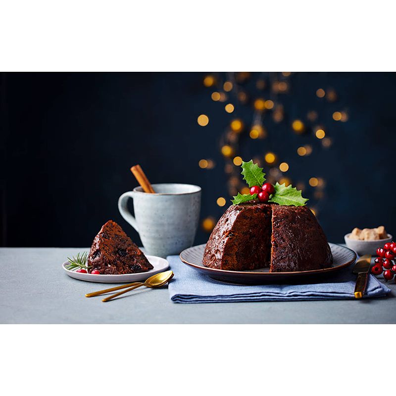 Foto van Inductiebeschermer - christmas cake - 82x52 cm