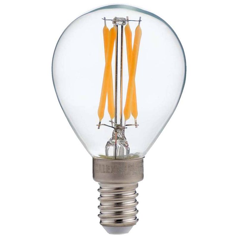 Foto van Led filament kogellamp 240v 3,5w e14 p45 dimbaar