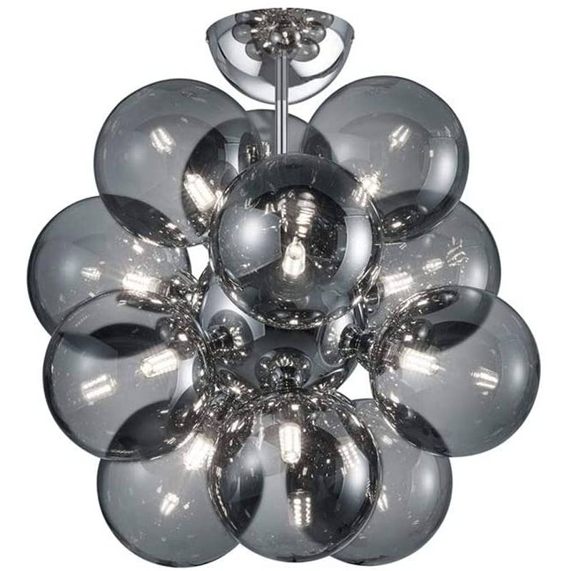 Foto van Trio plafondlamp alicia 46,5 cm 12 x g9 glas 10 watt chroom