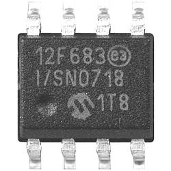 Foto van Microchip technology embedded microcontroller soic-8 8-bit 20 mhz aantal i/os 6 tape on full reel