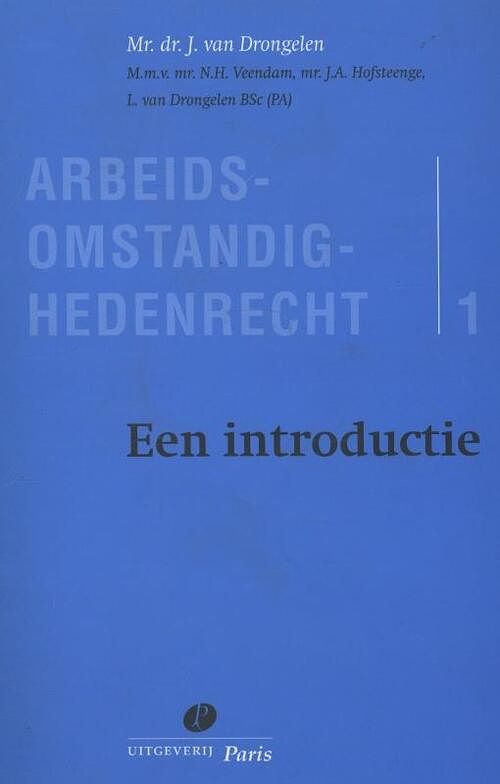 Foto van Arbeidsomstandighedenrecht - j. van drongelen - ebook (9789490962494)