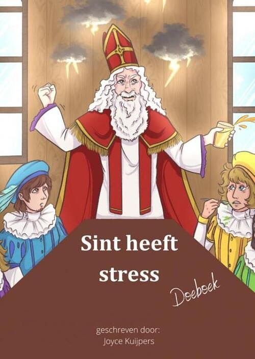 Foto van Sint heeft stress - joyce kuijpers - paperback (9789403709338)