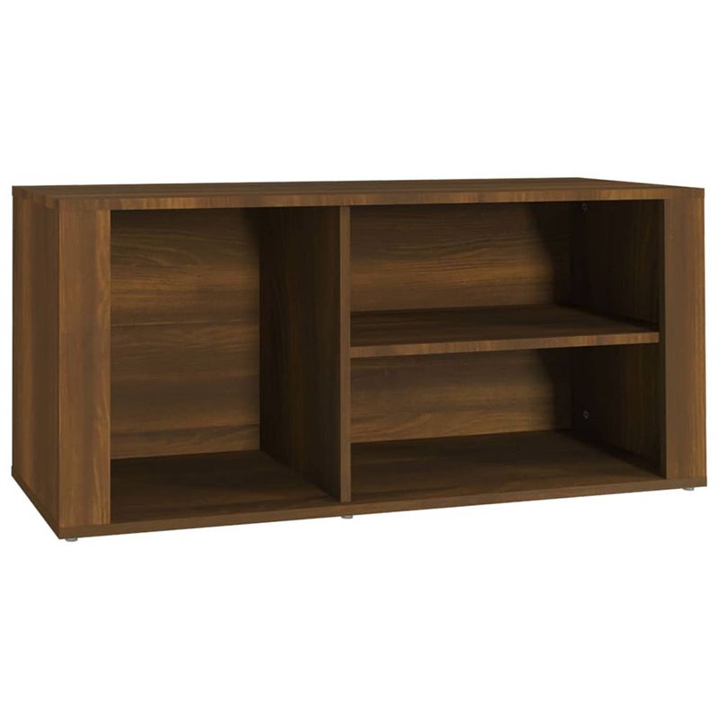 Foto van Vidaxl schoenenkast 100x35x45 cm bewerkt hout bruineikenkleurig